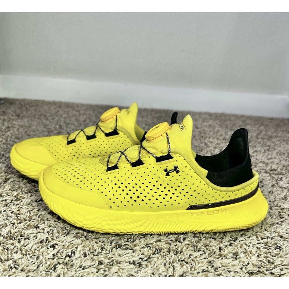 Under Armour Men's Size 5.5/7W Slipspeed Training NB Shoes Yellow/Black Athletic